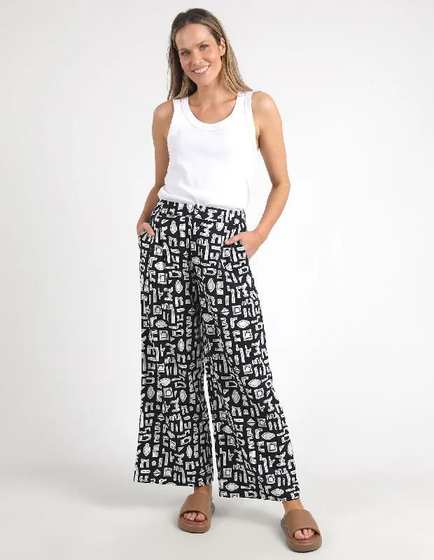 Luxury Women’s Fashion Foxwood Etched Geo Pant