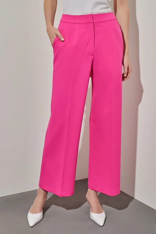 Trend Forward Threads Stretch Woven Wide-Leg Pants