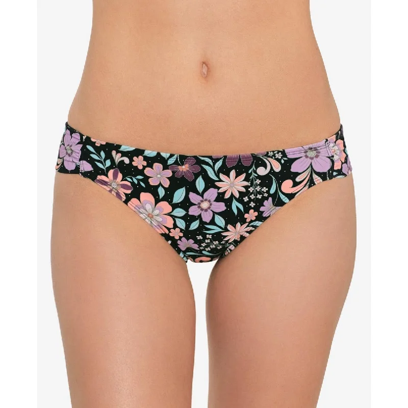 Relaxed Style Juniors Womens Floral Print Hipster Swim Bottom Separates