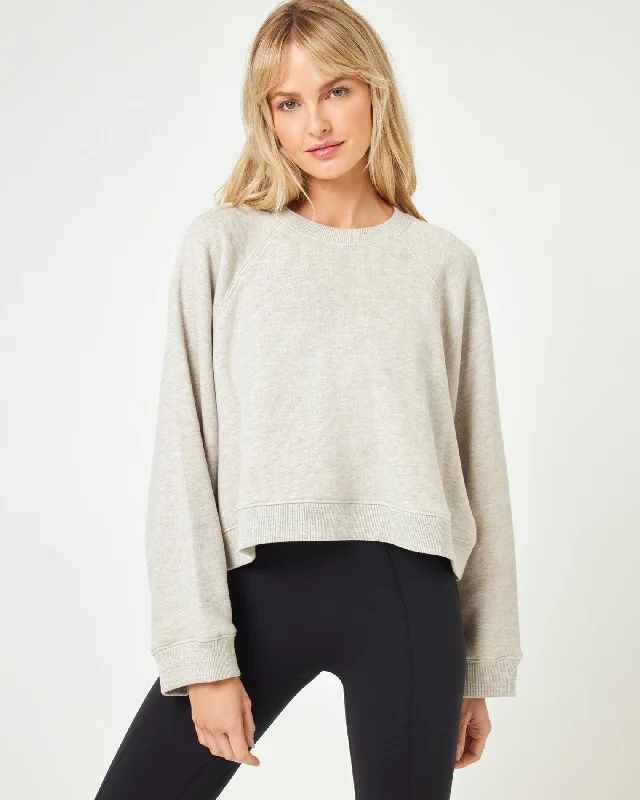 Chic Trend Collection Vincent Pullover - Heather Grey