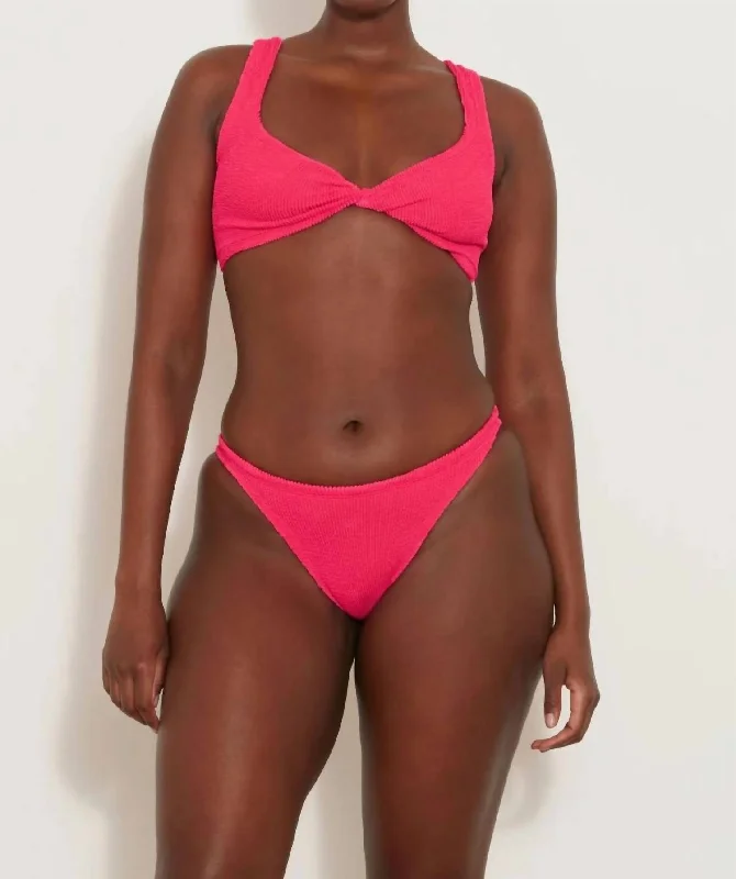 Luxe Women's Fashion Juno Bikini In Hot Pink