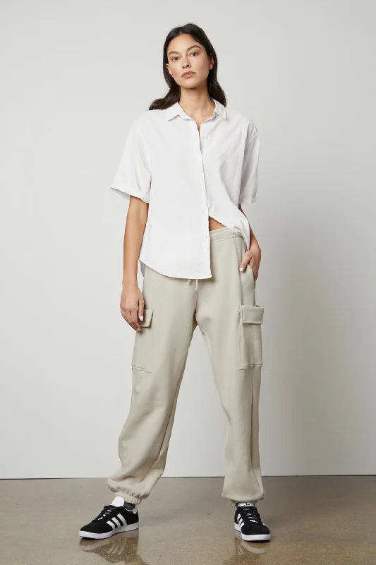 Chic Trends For The Fashion Savvy LUMI DRAWSTRING WAIST SWEATPANT