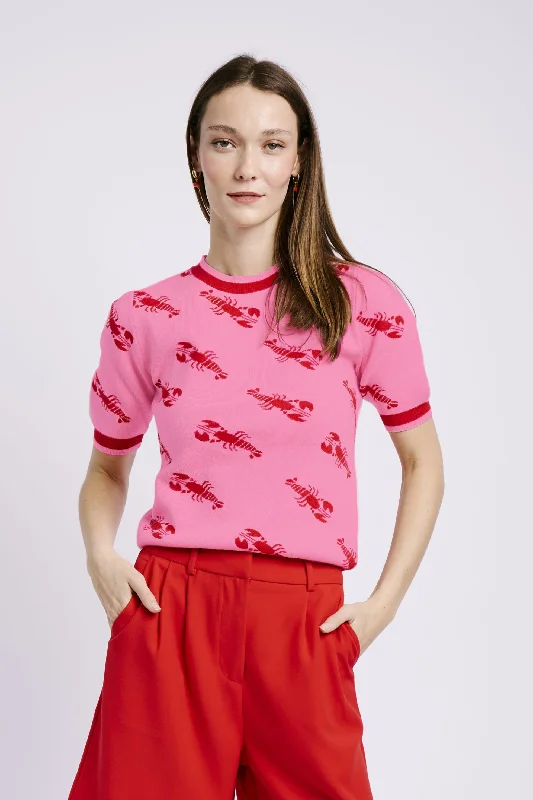 Comfortable Clothes The Short Sleeve Jumper with lobster