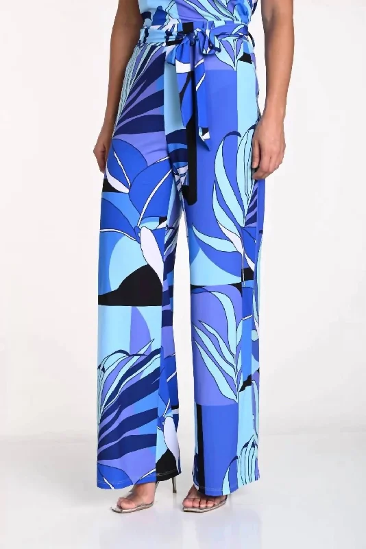 Must-Have Styles Wide Leg Pants In Blue/purple