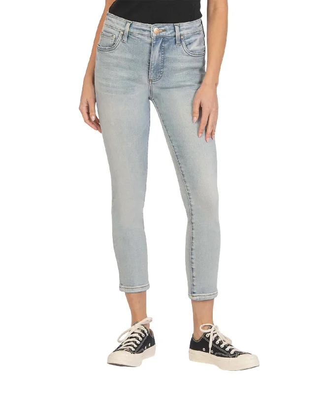 Trendy Styles Catherine High Rise Straight Leg Regular Hem Jeans In Conscious