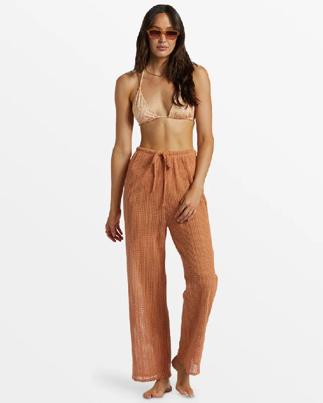 Urban Femme Streetwear Billabong Largo Beach Pants-Toffee