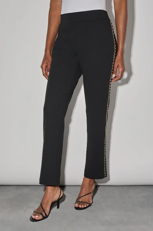 Snag Fabulous Fashion Bargains Stretch Deco Crepe Tuxedo Pants