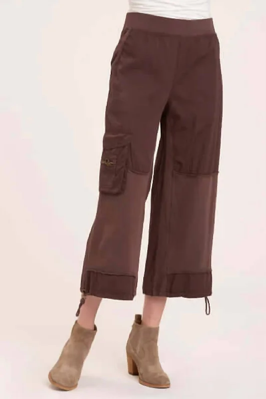 Luxury Fashion Numa Crop Cargo Pants In Belge