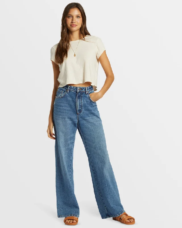 Fashion Sale Billabong Aaliyah Jeans-Medium Denim