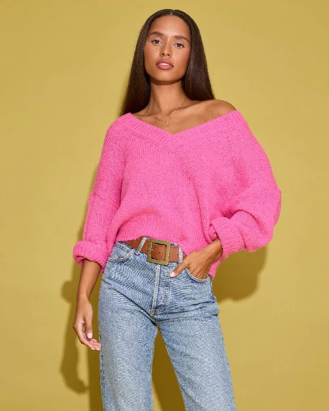 Valentine's Special Icon Pullover - Bubblegum Pink