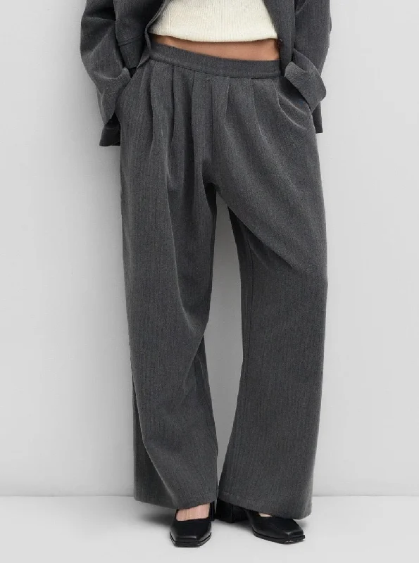 Chic Casual Style Baldwin Trouser - Grey