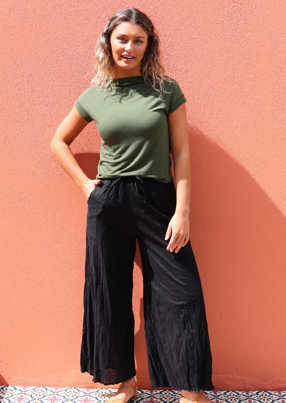 Seasonal Trends Janis Pant Black