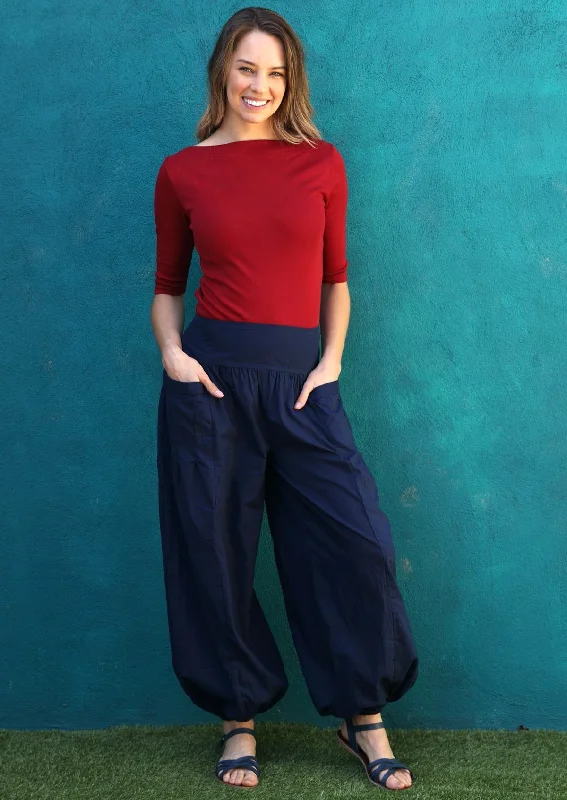 Unleash Your Style Pilot Pants Navy