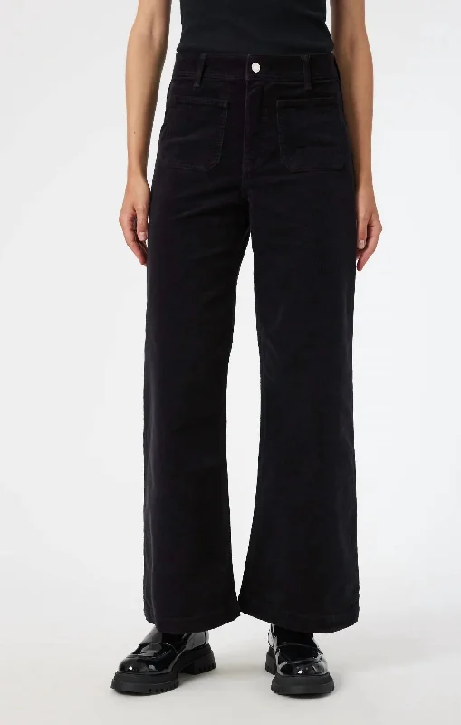 Comfortable Clothes Paloma Pants In Black Cord