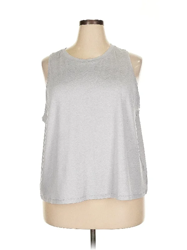 Relaxed Style Sleeveless T Shirt