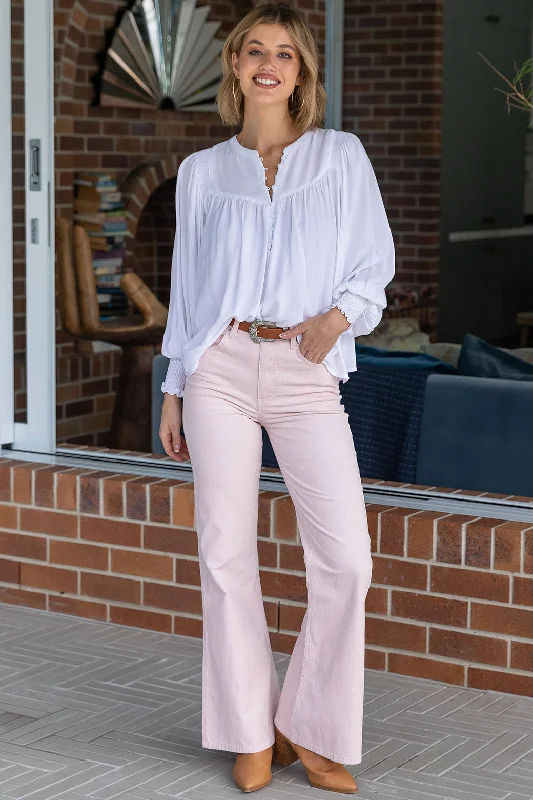 Fashion Forward Outfits FINAL SALE | Sass Sarah Cord Flare Blush