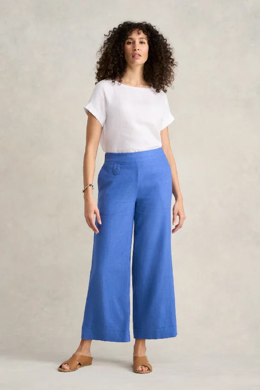 Sporty Streetwear Pocket Detail Wide Leg Pant