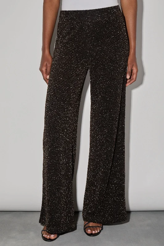 Everyday Basics Stretch Shimmer Wide Leg Pant