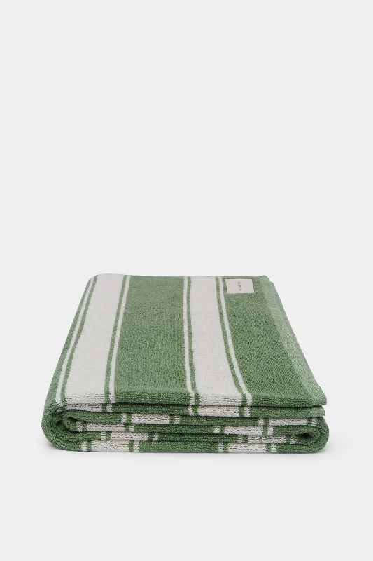 Laid-Back Elegance Multi Stripe Beach Towel