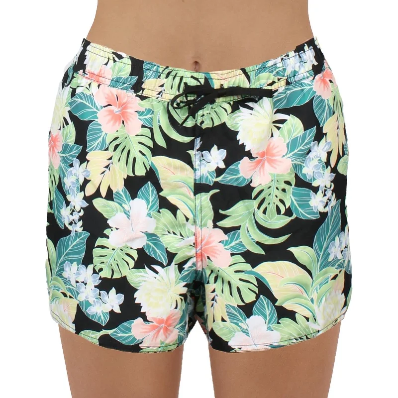 Fashion Sale Plus Womens Floral Print Shorts Swim Bottom Separates