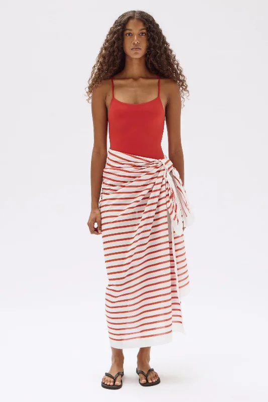 Must-Have Styles Stripe Cotton Sarong